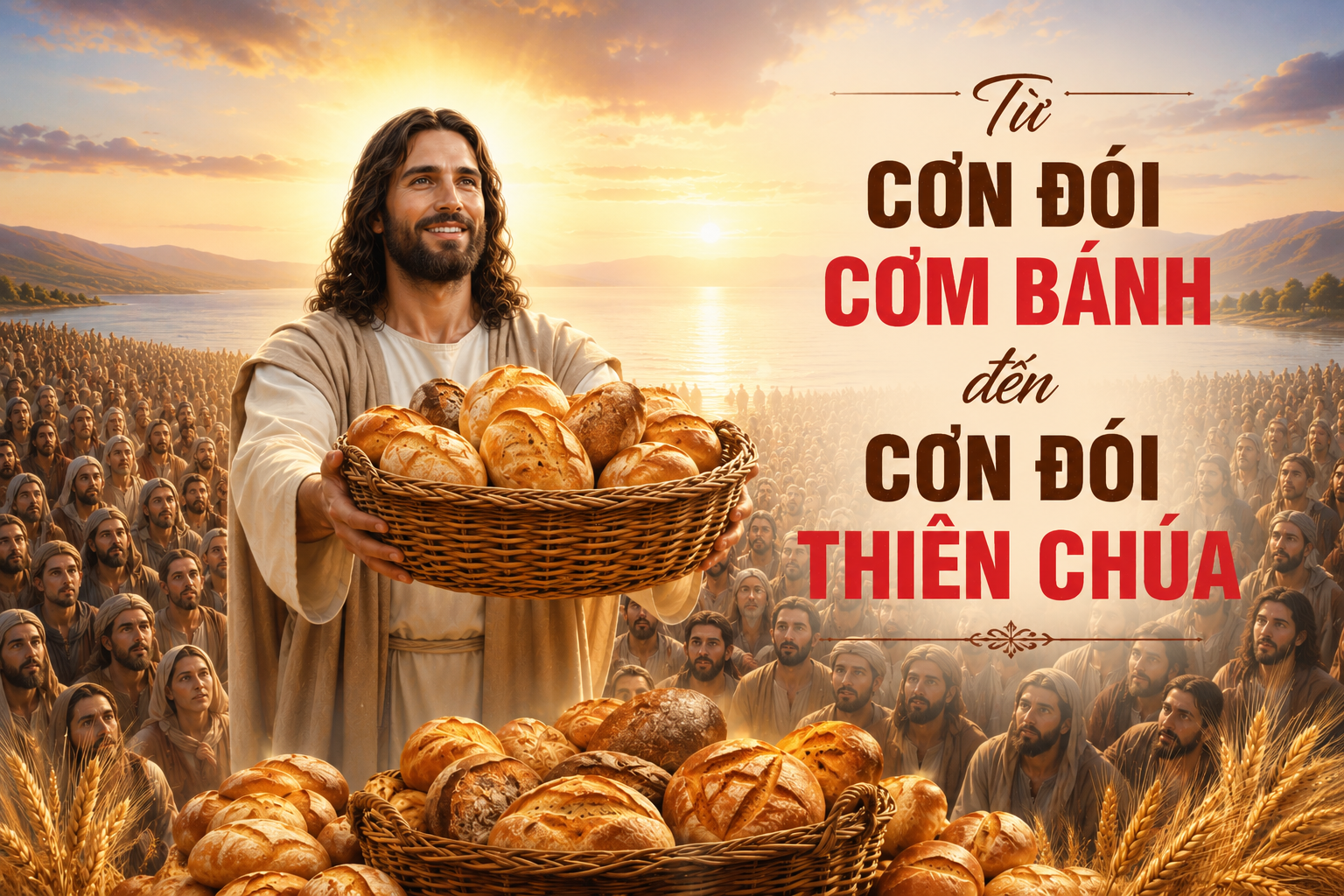 Từ cơn đói cơm bánh đến cơn đói Thiên Chúa